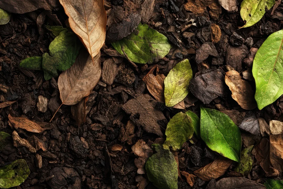 Fresh mulch installed in landscaped beds in Greenville, NC
