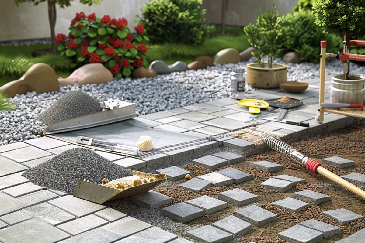 Custom paver patio project in Greenville, NC